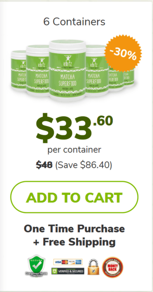 Matcha Superfood offer price